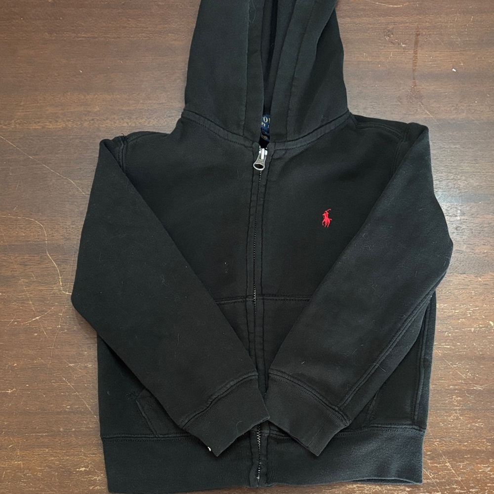 Polo by Ralph Lauren Kids Black Zip-Up Hoodie